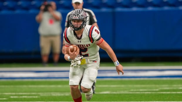 Wimberley Cuero Texas Football 4A DI state semifinals 120922 Blake Purcell 17